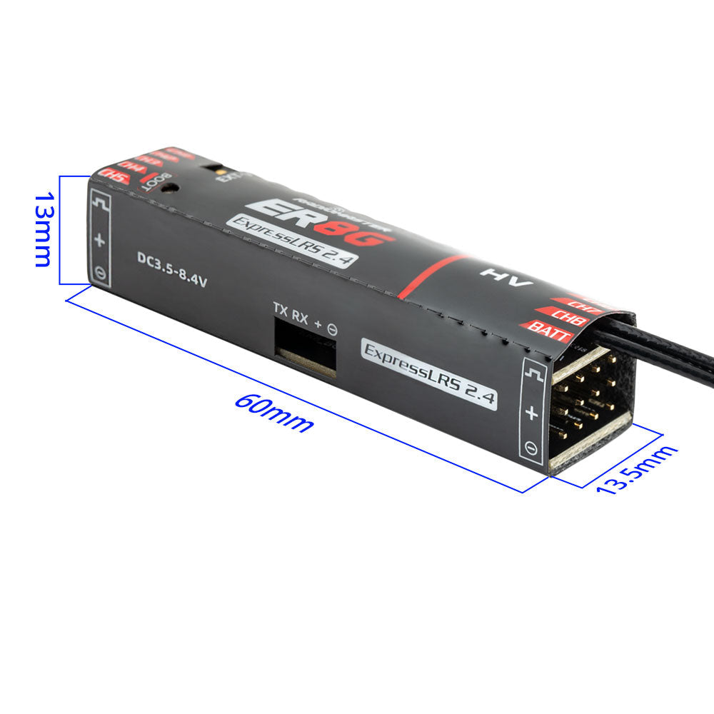 RadioMaster ER8G 2.4GHz ELRS PWM Receiver