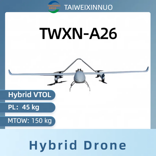 TWXN-A26 150KG fuel-electric hybrid vertical take-off and landing fixed-wing UAV