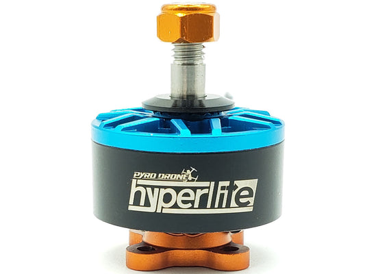 A detailed view of the Hyperlite 2208.5-2222KV TEAM EDITION motor, showcasing its premium materials and craftsmanship.