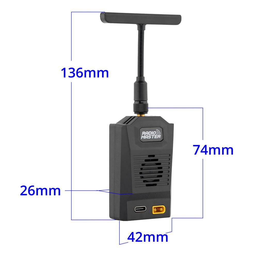 RadioMaster Ranger Nano 2.4Ghz ELRS Module V1.6 - Starter Combo